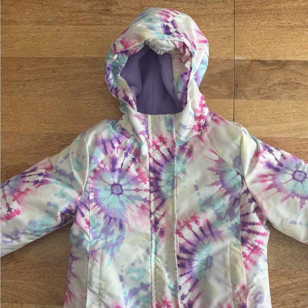 The Children's Place Pastel Tie-Dye Puffer Jacket